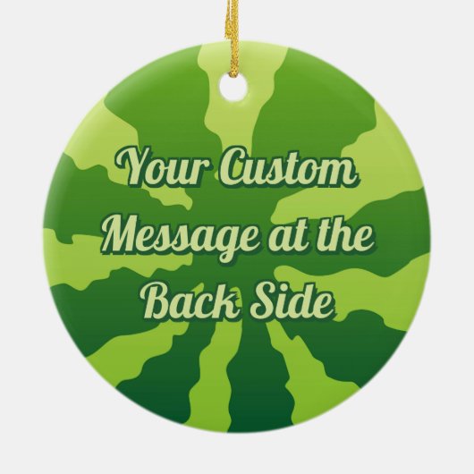 Décoration En Céramique Arrière - plan de pastèque (Dos)