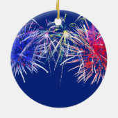 Décoration En Céramique Arrière - plan Fireworks (Dos)