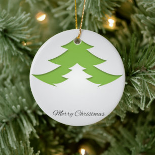 Décoration En Céramique Arrière - plan gris avec arbre de Noël