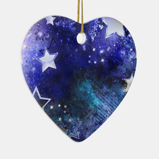 Décoration En Céramique Arrière - plan spatial avec étoiles (Droite)