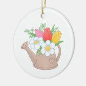 Décoration En Céramique Arrosage de jardin avec fleurs (Gauche)