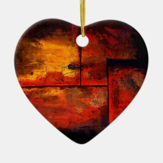 Décoration En Céramique Art Abstrait (Devant)