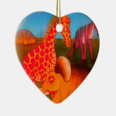 Décoration En Céramique Art animal africain (Droite)