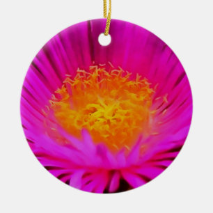 Décoration En Céramique Art Artistique Magenta Rose Aster Flower Floral Ar