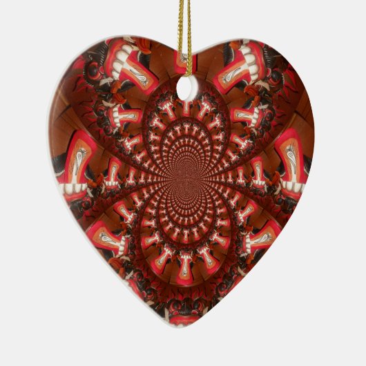 Décoration En Céramique Art de langue kaléidoscope Impression/graphique (Droite)