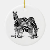 Décoration En Céramique Art déco Zebra (Dos)