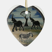 Décoration En Céramique Art Eléphant Africain (Droite)