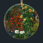 Décoration En Céramique Art Gustav Klimt - Jardin agricole avec tournesols<br><div class="desc">Art Gustav Klimt - Jardin agricole avec tournesols</div>