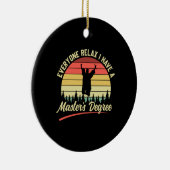 Décoration En Céramique Art | J'Ai Un Master (Droite)