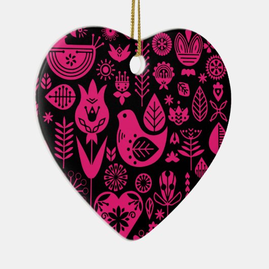 Décoration En Céramique Art Motif nordique scandinave (Droite)