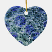 Décoration En Céramique Art numérique d'aquarelle bleue arrière - plan abs (Devant)