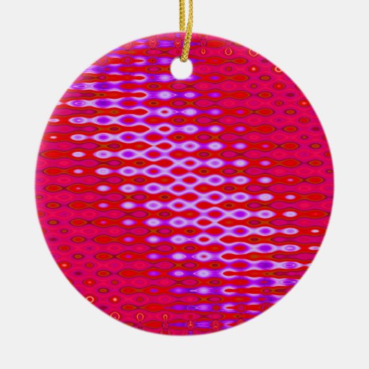 Décoration En Céramique art pourpre rose (Devant)