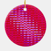 Décoration En Céramique art pourpre rose (Dos)