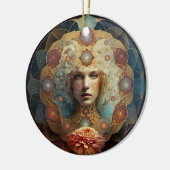 Décoration En Céramique Art Visionnaire Mandala Vivant (Gauche)