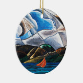 Décoration En Céramique Arthur Dove, Nuages et Eau (Droite)