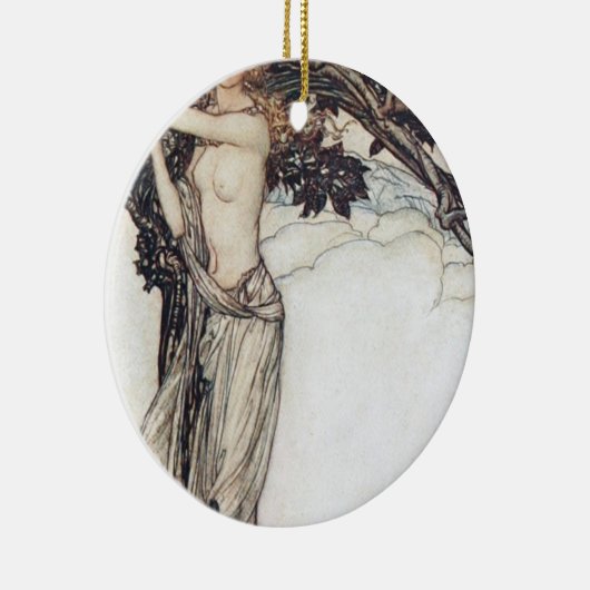 Décoration En Céramique Arthur Rackham Freya (Droite)