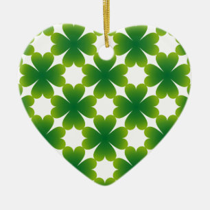 Décoration En Céramique Article fait sur commande de cadeau de shamrock