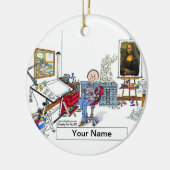 Décoration En Céramique Artist (Gauche)