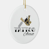 Décoration En Céramique Artiste du tatouage (Droite)