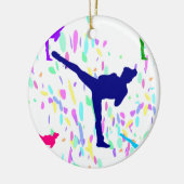 DÉCORATION EN CÉRAMIQUE ARTS MARTIAUX - JUDO (Gauche)