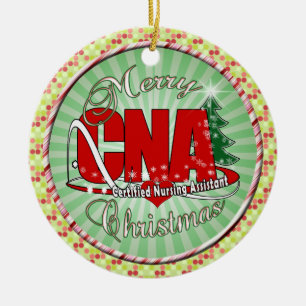 Décoration En Céramique Assistant en soins infirmiers certifié CNA CHRISTM