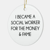 Décoration En Céramique Assistant social (Gauche)