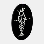 Décoration En Céramique Astronautes anciens (Droite)