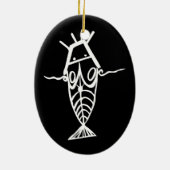 Décoration En Céramique Astronautes anciens (Dos)