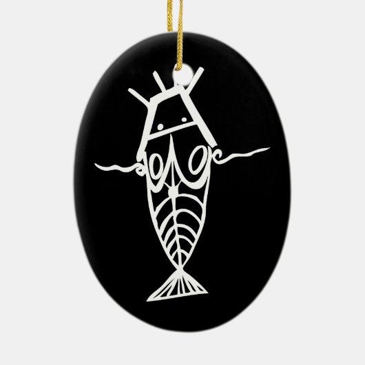 Décoration En Céramique Astronautes anciens (Dos)