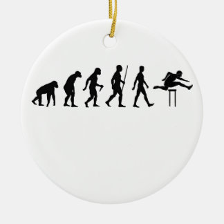 Décoration En Céramique Athlétisme Tees.png de ~ d'évolution d'obstacles