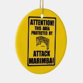 Décoration En Céramique Attaquer Marimba (Droite)