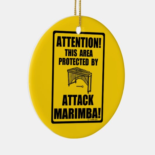 Décoration En Céramique Attaquer Marimba (Droite)