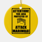 Décoration En Céramique Attaquer Marimba (Devant)