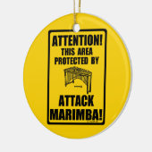 Décoration En Céramique Attaquer Marimba (Gauche)