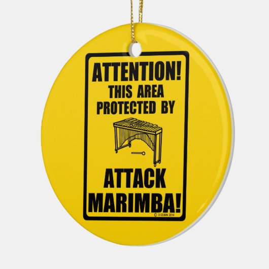 Décoration En Céramique Attaquer Marimba (Gauche)