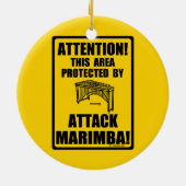 Décoration En Céramique Attaquer Marimba (Dos)