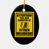 Décoration En Céramique Attaquer Melodeon (Devant)