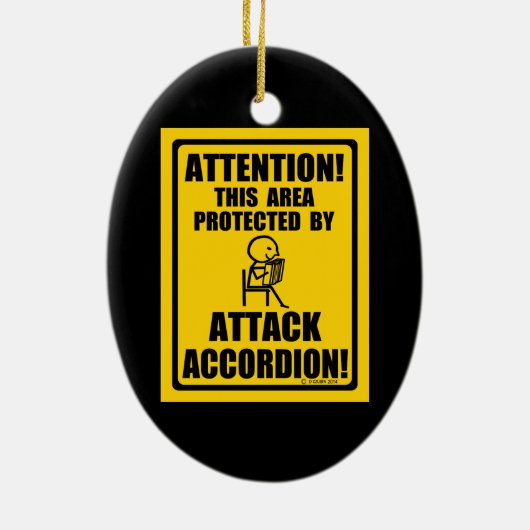 Décoration En Céramique Attaquer Melodeon (Dos)