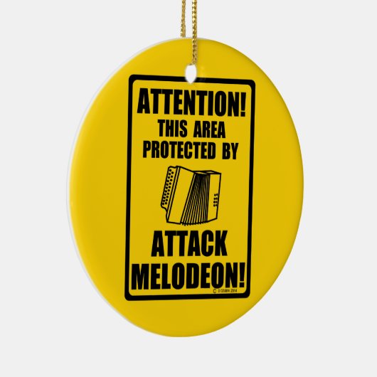 Décoration En Céramique Attaquer Melodeon (Droite)