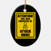 Décoration En Céramique Attaquer Oboe (Devant)