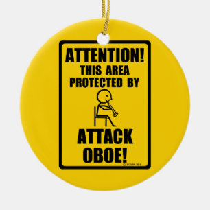 Décoration En Céramique Attaquer Oboe