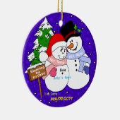 Décoration En Céramique Attendre notre ęr enfant (Droite)