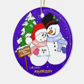 Décoration En Céramique Attendre notre ęr enfant (Gauche)