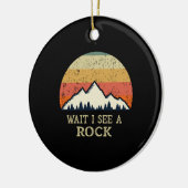 Décoration En Céramique Attends De Voir Un Rock (Gauche)