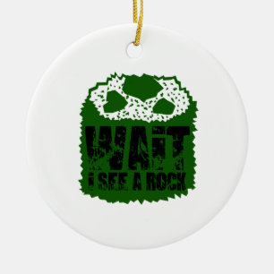 Décoration En Céramique Attends De Voir Un Rock