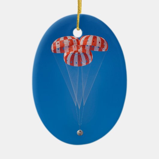Décoration En Céramique Atterrissage en parachute spatial Orion (Devant)