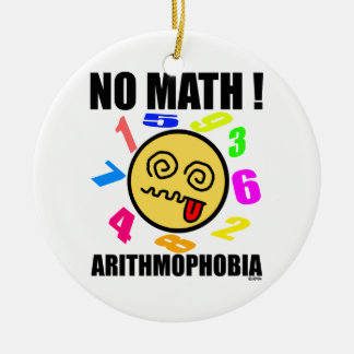 Décoration En Céramique Aucunes maths ! Arithmophobia