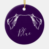 Décoration En Céramique Aussie Ornament (Paw Prints) (Devant)