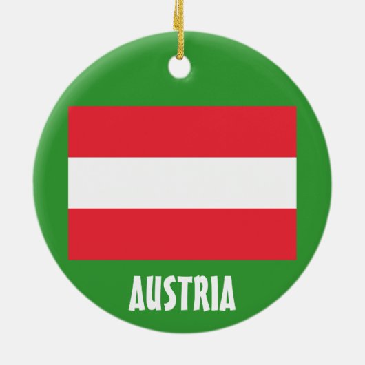 DÉCORATION EN CÉRAMIQUE AUSTRIA* (Dos)