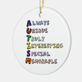 DÉCORATION EN CÉRAMIQUE AUTISME (Gauche)